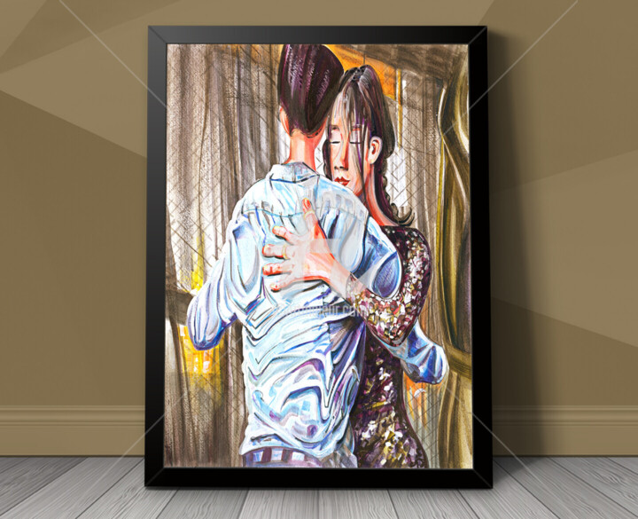 Work presented framed