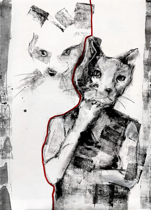 絵画,  23.4x15.7 in 