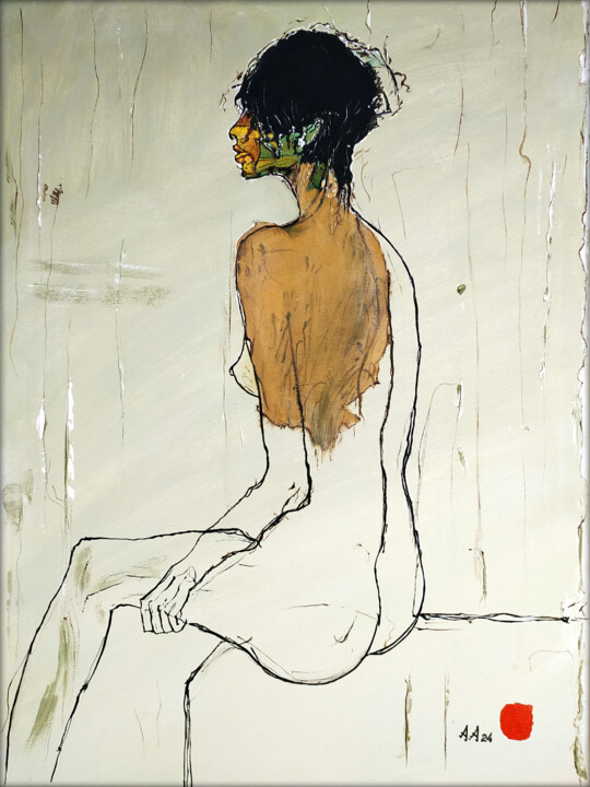 The Сontour of Harmony 绘画, 23.6x17.7 in