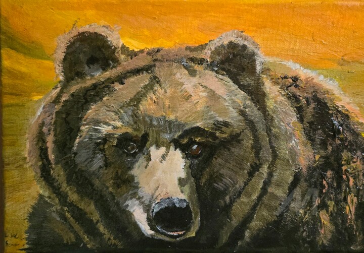 Miś 绘画, 9.5x11.8 in