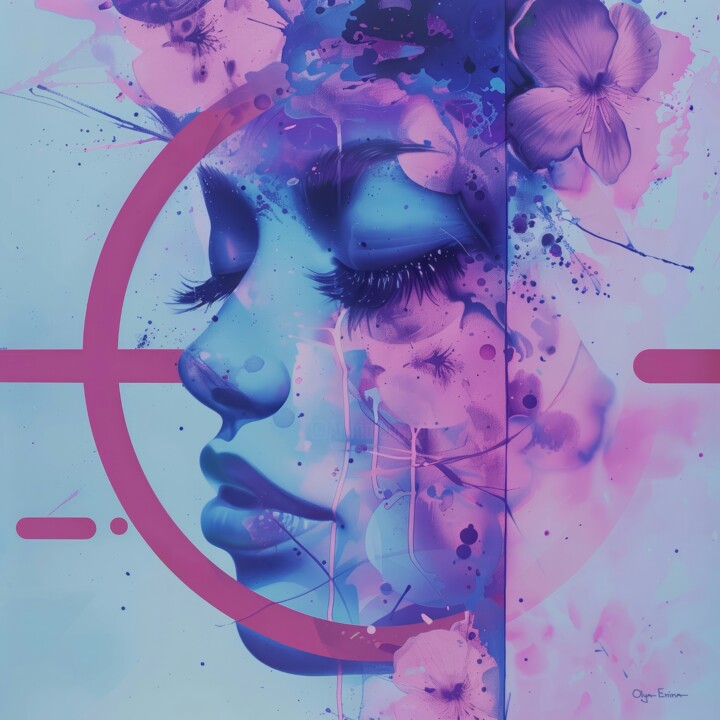 绘画,  19.7x19.7 in 