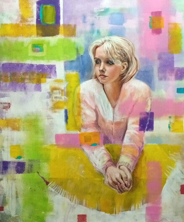 Pastellove 绘画, 39.4x31.5 in
