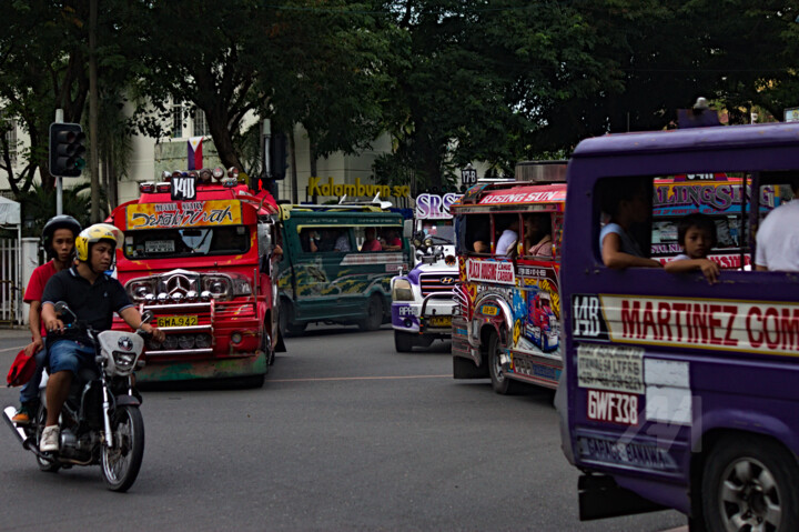 Jeepneys in Philippines, Cebu city 摄影