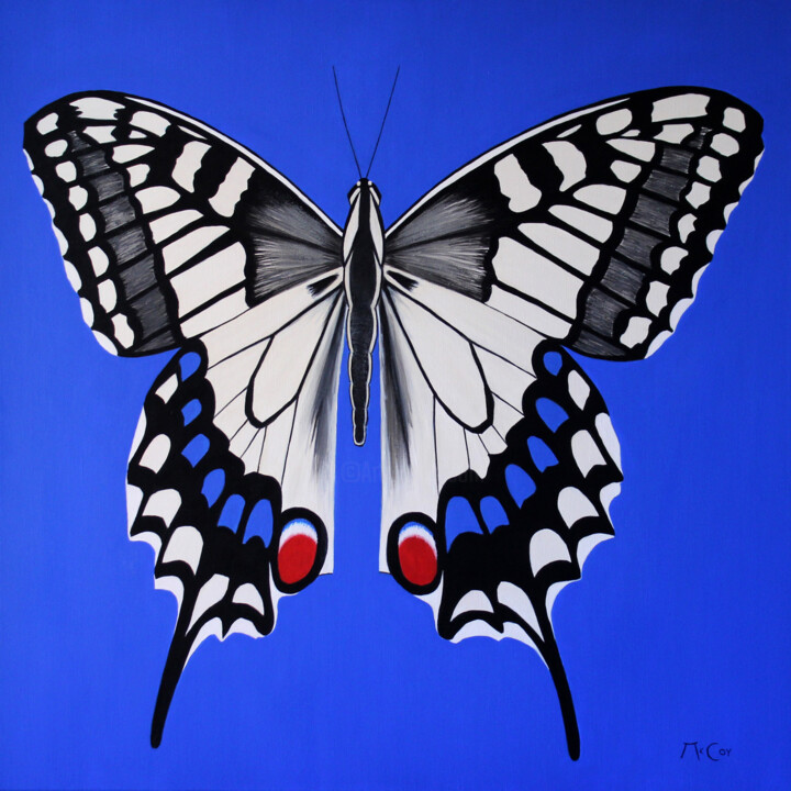 Butterfly 绘画, 39.4x39.4 in