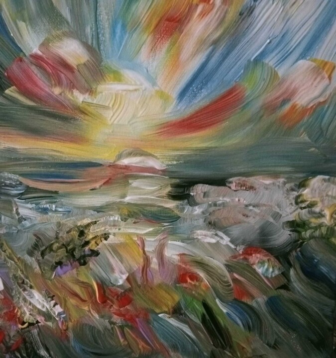 Peinture intitulée "Impulsivité Créatri…" par Audran, Œuvre d'art originale, Acrylique