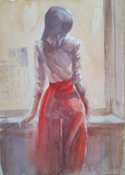 绘画,  10.6x7.5 in 