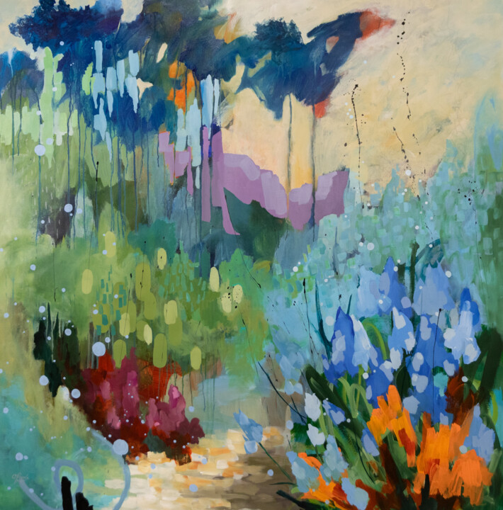 Voyage en Californie 绘画, 59.1x59.1 in
