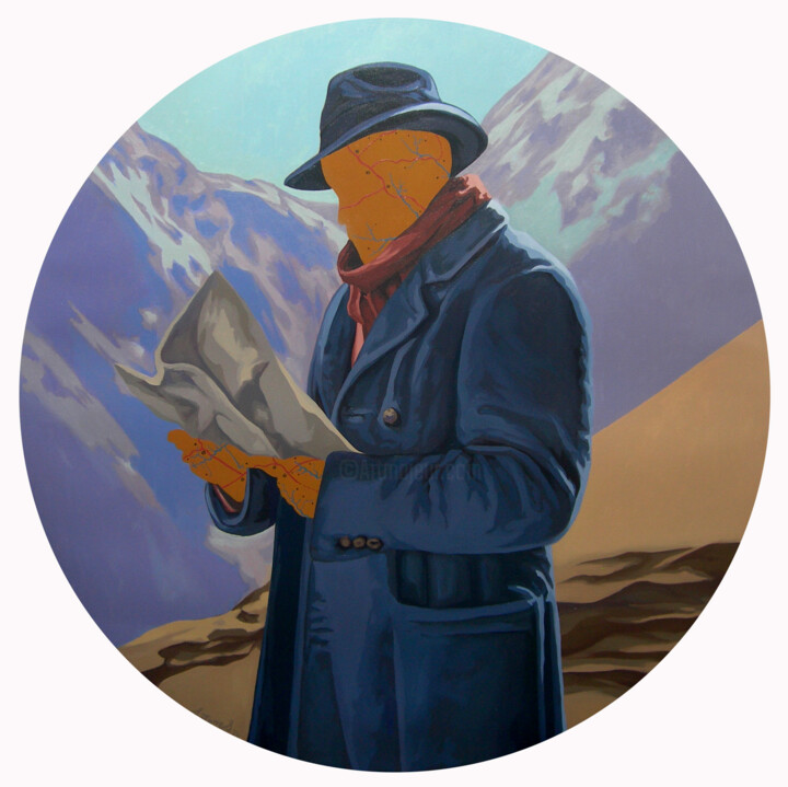 Cimas y barrancos 绘画, 39.4x39.4 in