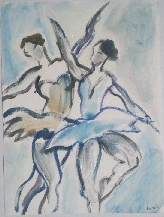 duo 绘画, 12.6x9.5 in