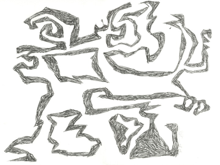 图画,  9.5x12.6 in 