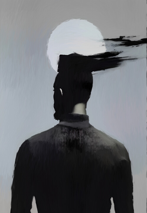 Male portrait N1 绘画, 27.6x19.7 in