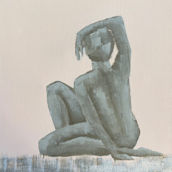 绘画,  9.8x9.8 in 