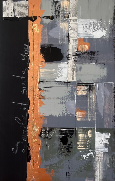 Peinture intitulée "Abstract art Associ…" par Natalia Yangalycheva, Œuvre d'art originale, Acrylique