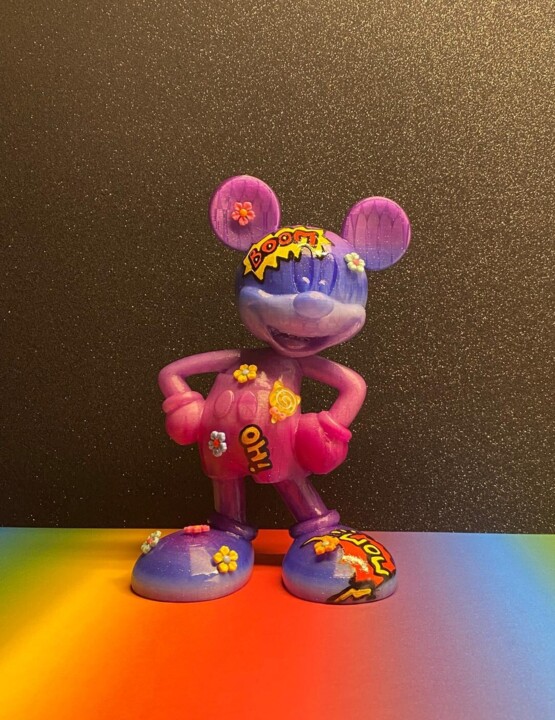 Boom Mickey Mouse 雕塑, 8.7x5.9 in
