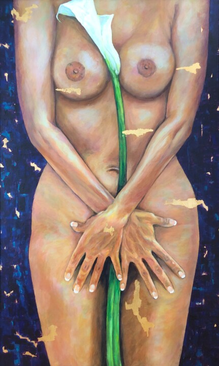 Schönheitswahn. Was bleibt...? 绘画, 39.4x23.6 in