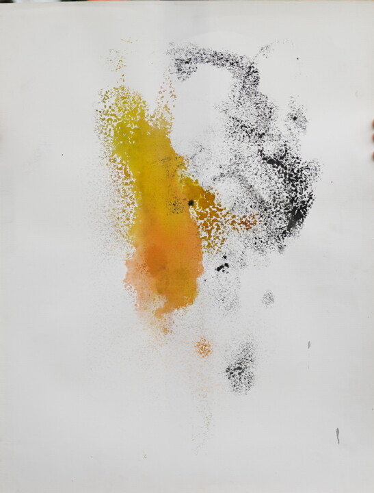图画 标题为“Abstraction” 由Roger Ernest Jankow, 原创艺术品, 墨