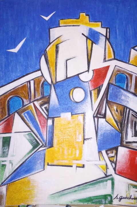 La citadelle 绘画, 25.6x17.7 in