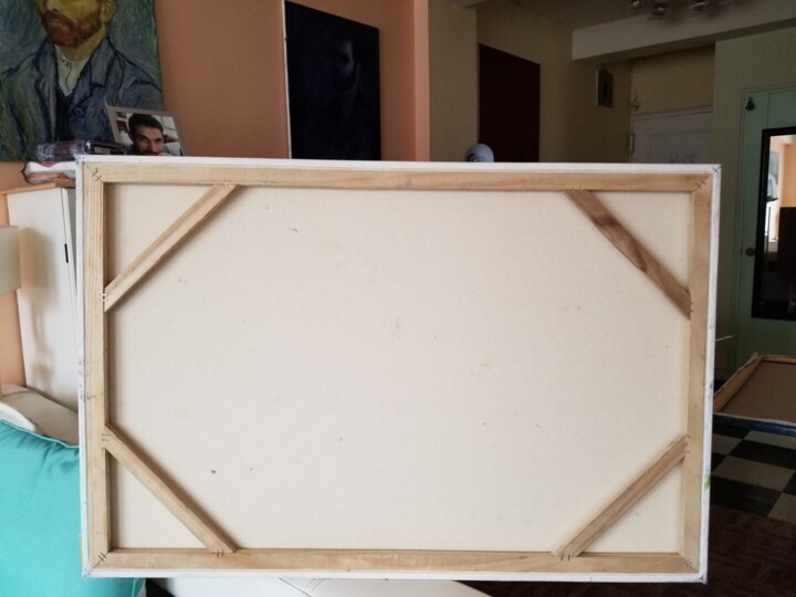 Back of the work
