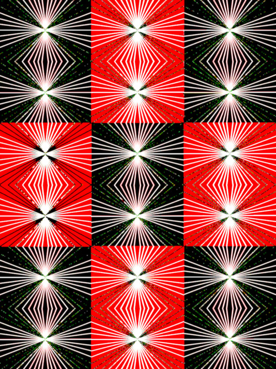 Geometric 2024-22g10x3 Digitale Kunst, 30x22,5 in