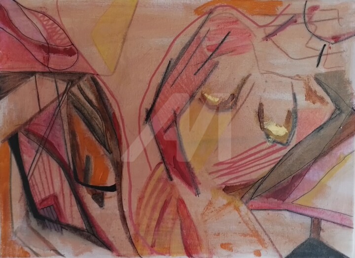 Fitting Room 绘画, 11.8x15.8 in