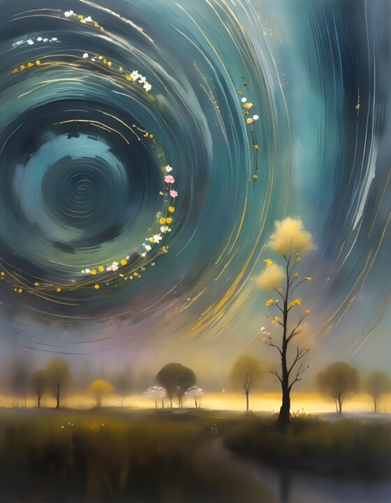 Landscape (Night)(Anomaly) 数字艺术