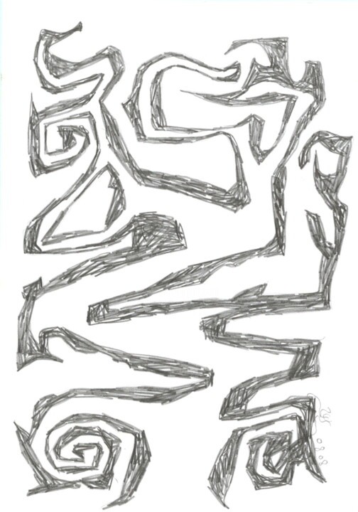 Dessein? 2008-41 (41 A) 图画, 8.3x5.7 in