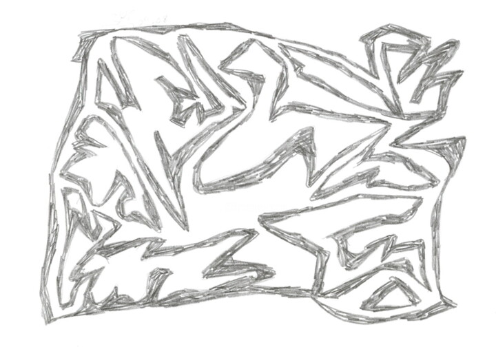Dessein? 2008-49 Desenho, 5,7x8,3 in