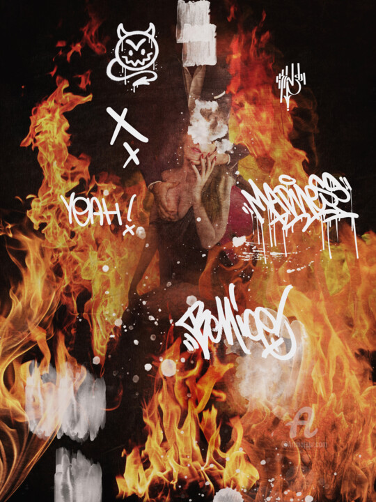 Burning in Me 001 数字艺术
