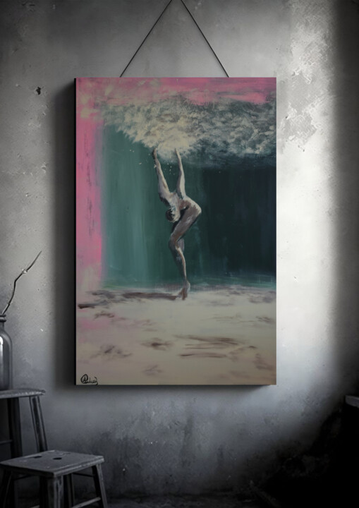 « Aggressiveness» Tablo, 47,2x31,5 in