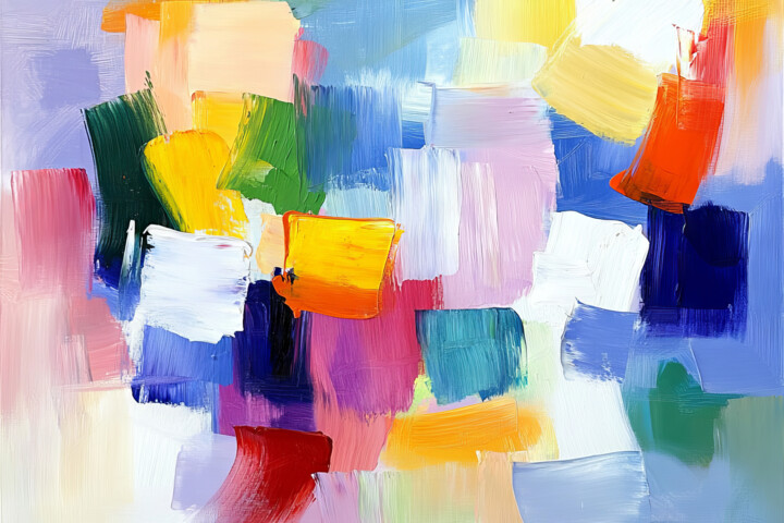 Brushstrokes of Bliss 数字艺术