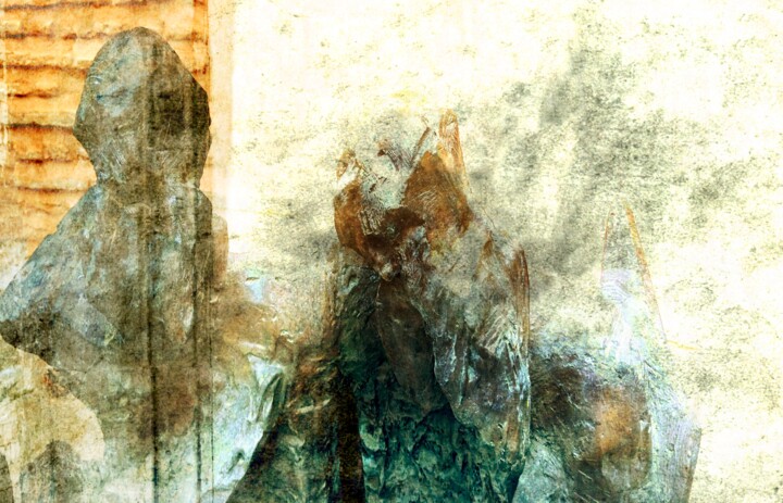 摄影 标题为“Deux Anges Déchus..…” 由Philippe Berthier, 原创艺术品, 操纵摄影