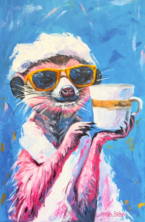 Good morning, meerkat! 绘画, 23.6x15.8 in