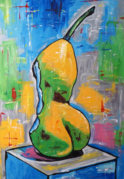 It's me - pear 绘画, 39.4x27.6 in