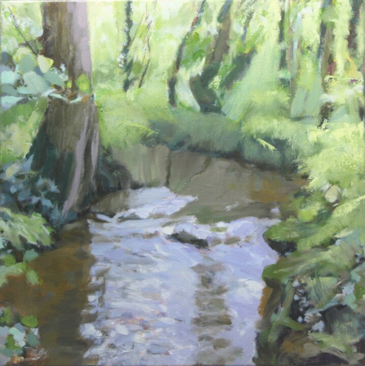 Le Rû du Brouys Schilderij, 15,8x15,8 in