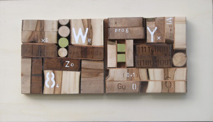 Woodscape 2 Sculptuur, 8,9x15,8 in