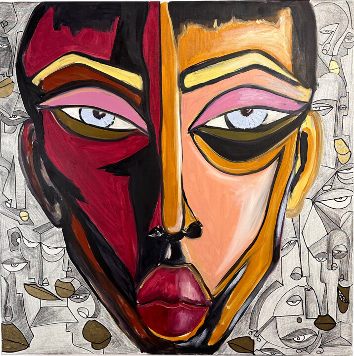 绘画,  39.4x39.4 in 