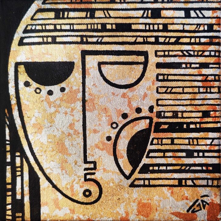 绘画,  7.9x7.9 in 