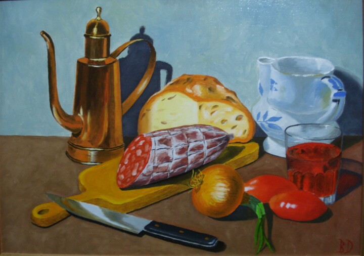 LE CASSE CROUTES 绘画, 13x18.1 in