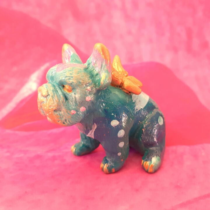 Chien 雕塑, 1.2x0.8 in