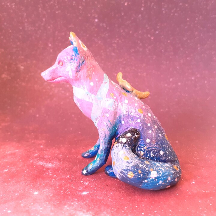 Renard 雕塑, 1.6x0.8 in