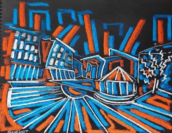Montauban Kiosque 2.0 图画, 11.7x16.5 in