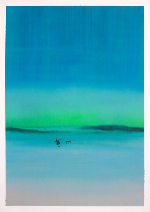 Pintura titulada "Surreal Serenity: W…" por Gozo, Obra de arte original, Acrílico