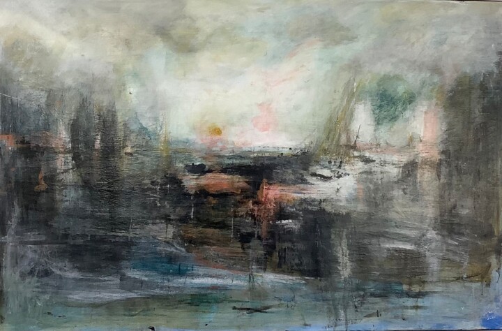 Twilight 绘画, 29.5x45.3 in