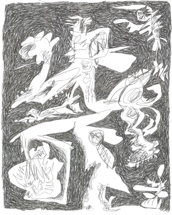 Tekening,  22,2x15 in 