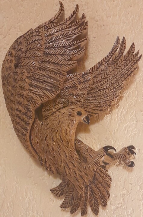L'aigle 雕塑, 8.7x8.3 in