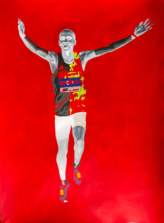 Peinture intitulée "Finish" par Leonid Varushkin, Œuvre d'art originale, Acrylique