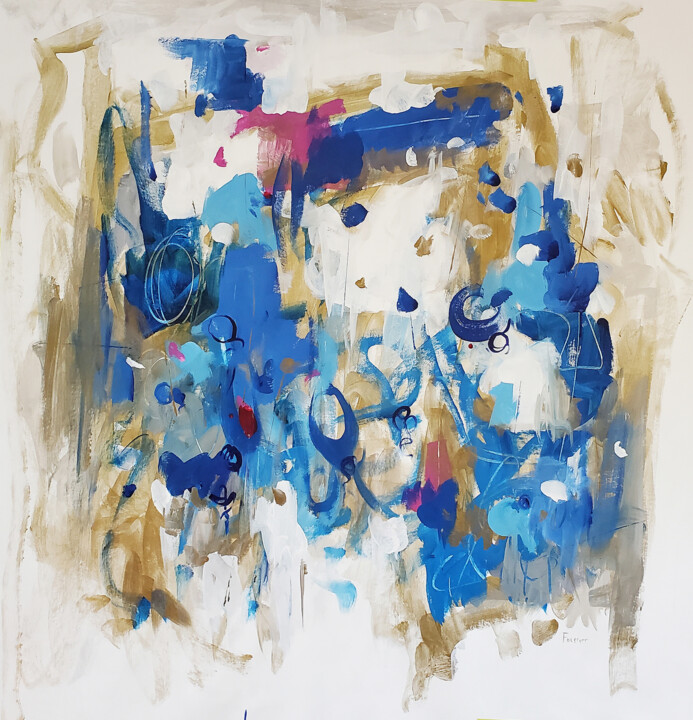 Bits And Pieces Of You 绘画, 42x40 in