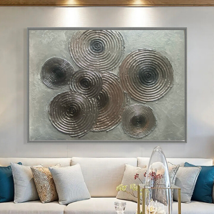 Artwork's surface or texture