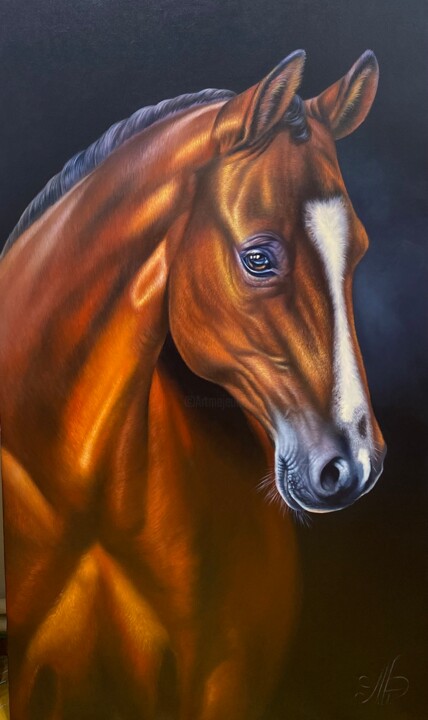 Sunny stallion 绘画, 46x26.5 in