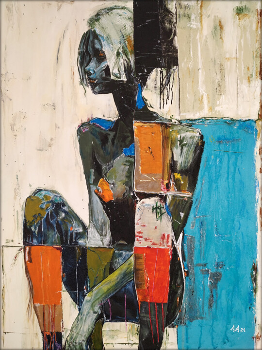 Peinture,  23,6x17,7 in 